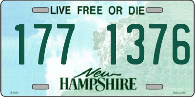 NH license plate 1771376