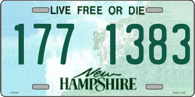 NH license plate 1771383