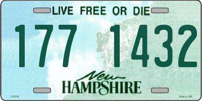 NH license plate 1771432