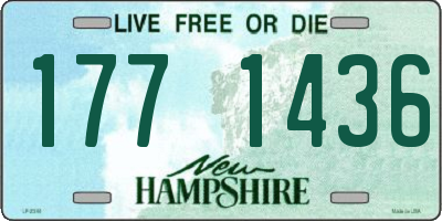 NH license plate 1771436