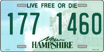 NH license plate 1771460