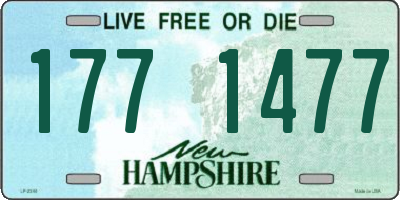 NH license plate 1771477