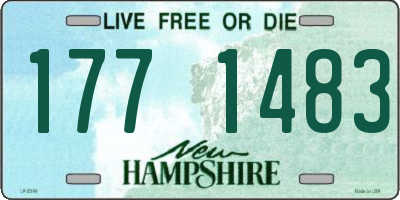 NH license plate 1771483
