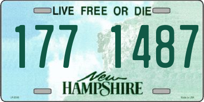 NH license plate 1771487