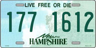 NH license plate 1771612
