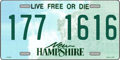 NH license plate 1771616