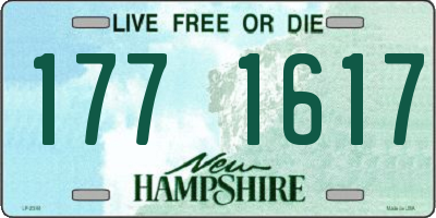 NH license plate 1771617