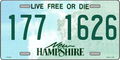 NH license plate 1771626