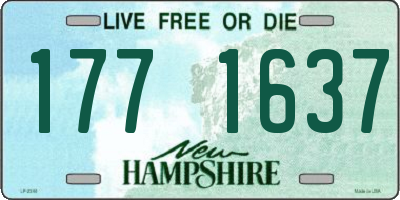 NH license plate 1771637