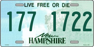 NH license plate 1771722