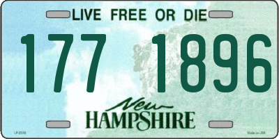 NH license plate 1771896
