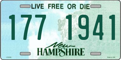 NH license plate 1771941