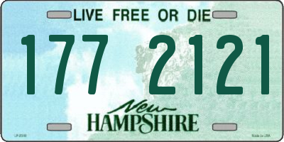 NH license plate 1772121