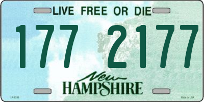 NH license plate 1772177