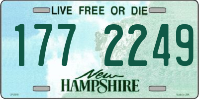 NH license plate 1772249