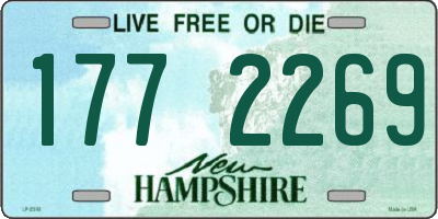 NH license plate 1772269