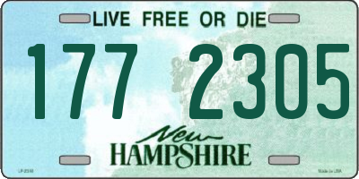 NH license plate 1772305