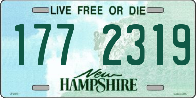 NH license plate 1772319