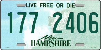 NH license plate 1772406