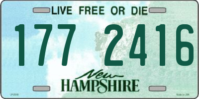 NH license plate 1772416