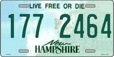 NH license plate 1772464