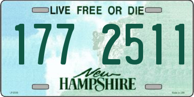 NH license plate 1772511