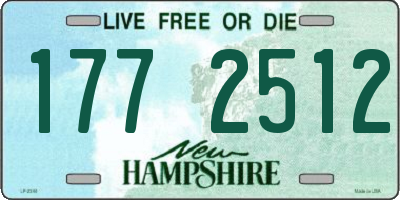 NH license plate 1772512