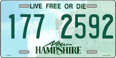 NH license plate 1772592
