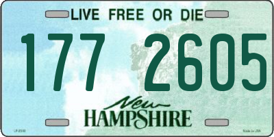 NH license plate 1772605