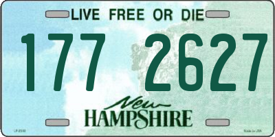 NH license plate 1772627