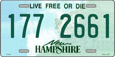 NH license plate 1772661