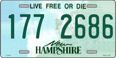 NH license plate 1772686
