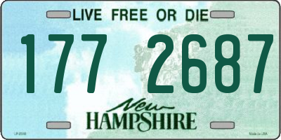 NH license plate 1772687