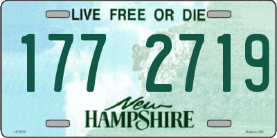 NH license plate 1772719