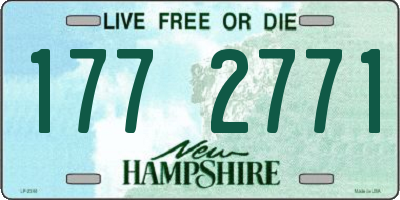 NH license plate 1772771