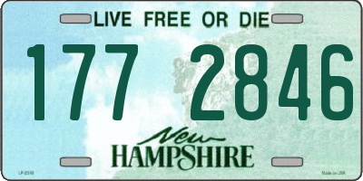 NH license plate 1772846