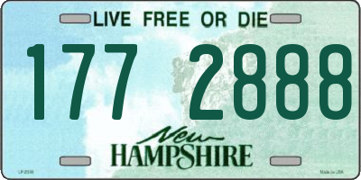 NH license plate 1772888