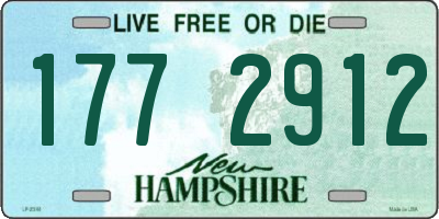 NH license plate 1772912