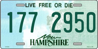 NH license plate 1772950