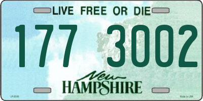 NH license plate 1773002
