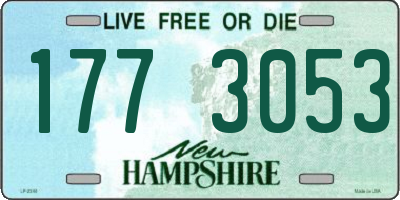 NH license plate 1773053