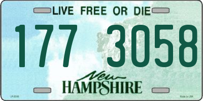 NH license plate 1773058