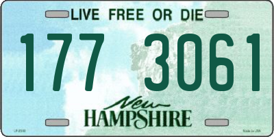NH license plate 1773061