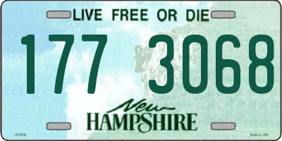 NH license plate 1773068