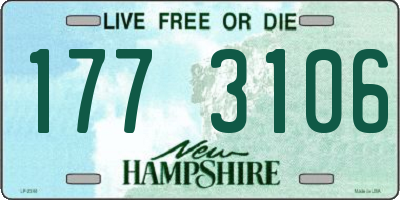 NH license plate 1773106
