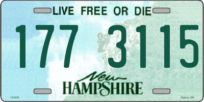 NH license plate 1773115