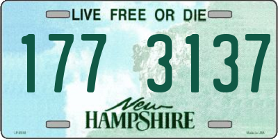 NH license plate 1773137