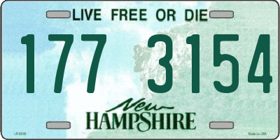 NH license plate 1773154