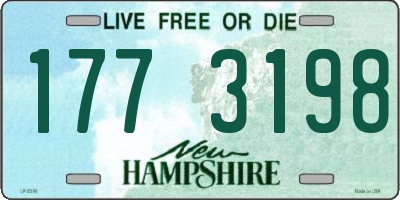 NH license plate 1773198