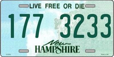 NH license plate 1773233